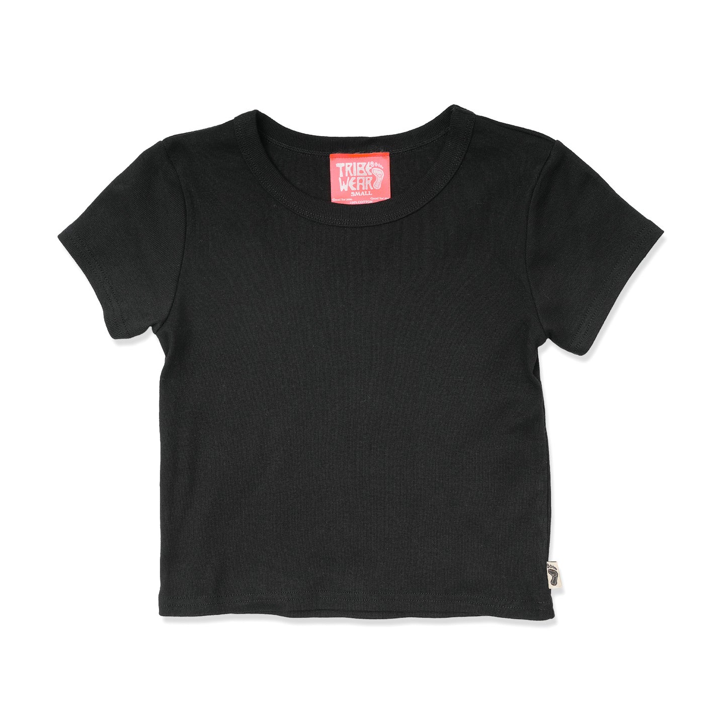 Black Basic Baby Tee