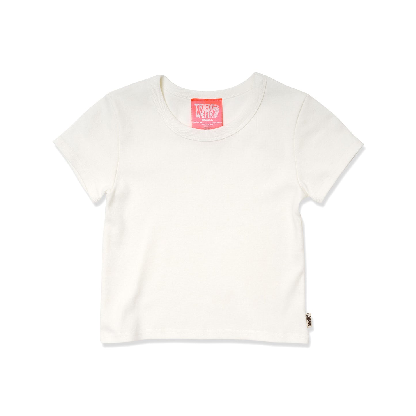 White Basic Baby Tee