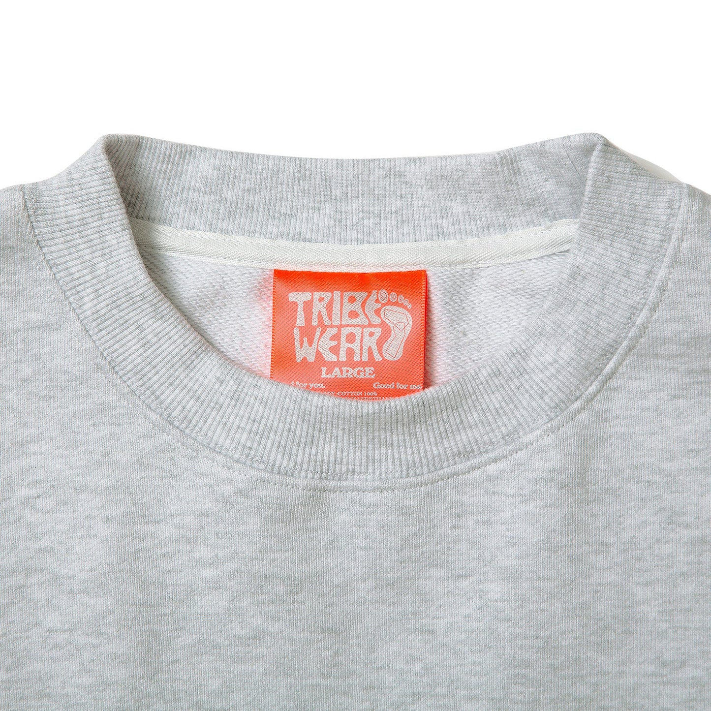 Gray Basic Sweat Crewneck
