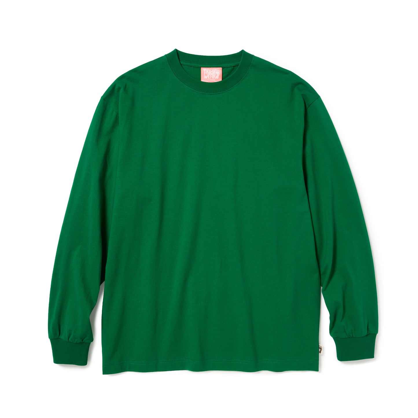 Green Basic Long Sleeve Tee