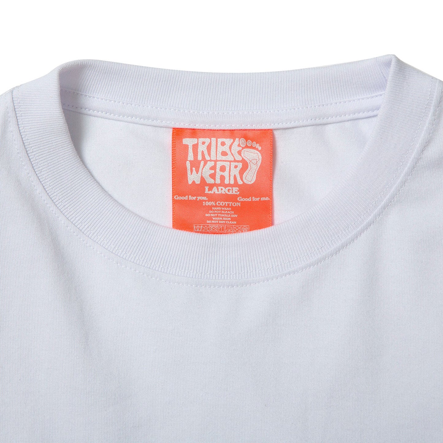 White Basic Long Sleeve Tee