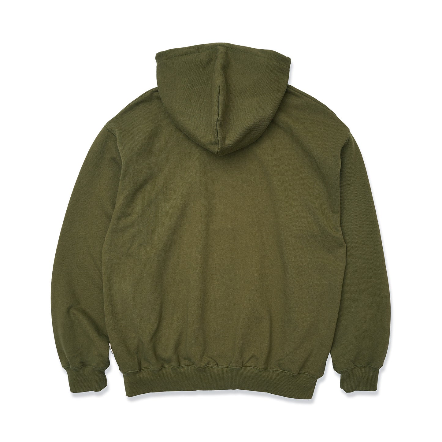 Olive Basic Zip Up Hoodie