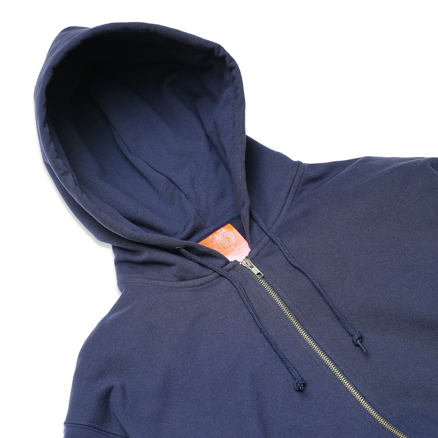Navy Basic Zip Up Hoodie