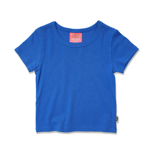 Blue Basic Baby Tee