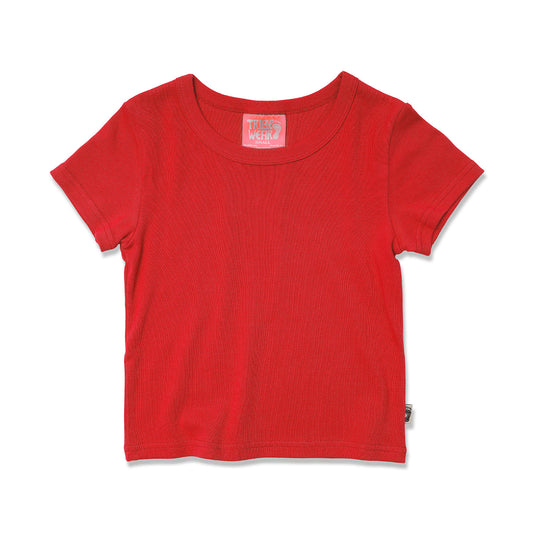 Red Basic Baby Tee