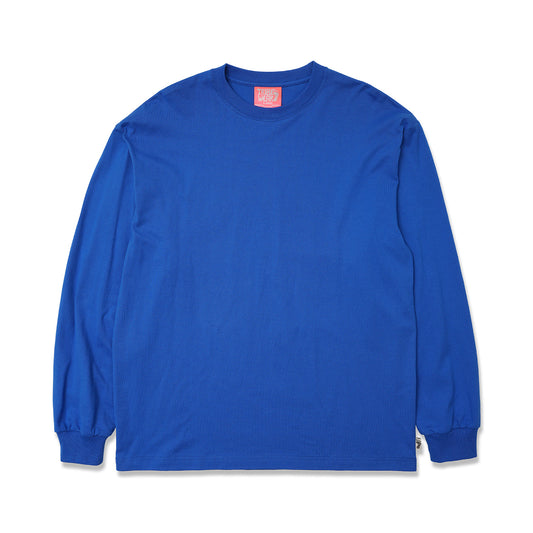 Blue Basic Long Sleeve Tee