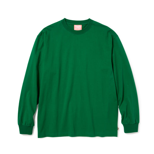 Green Basic Long Sleeve Tee