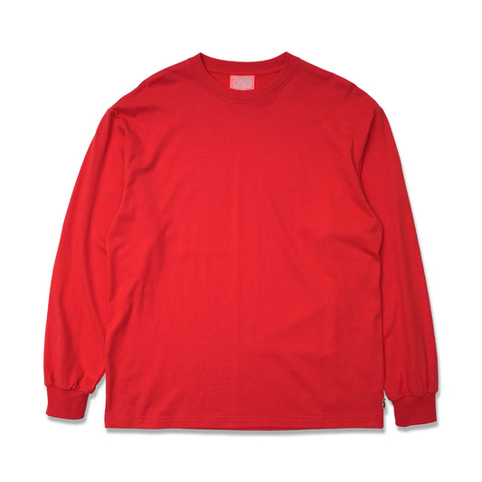 Red Basic Long Sleeve Tee