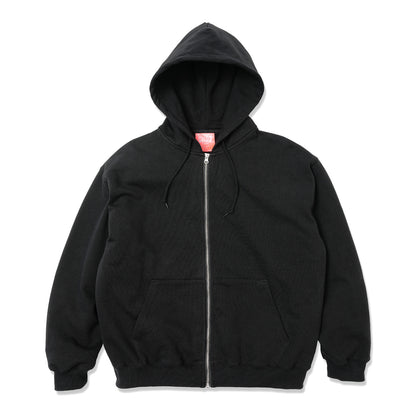 Black Basic Zip Up Hoodie