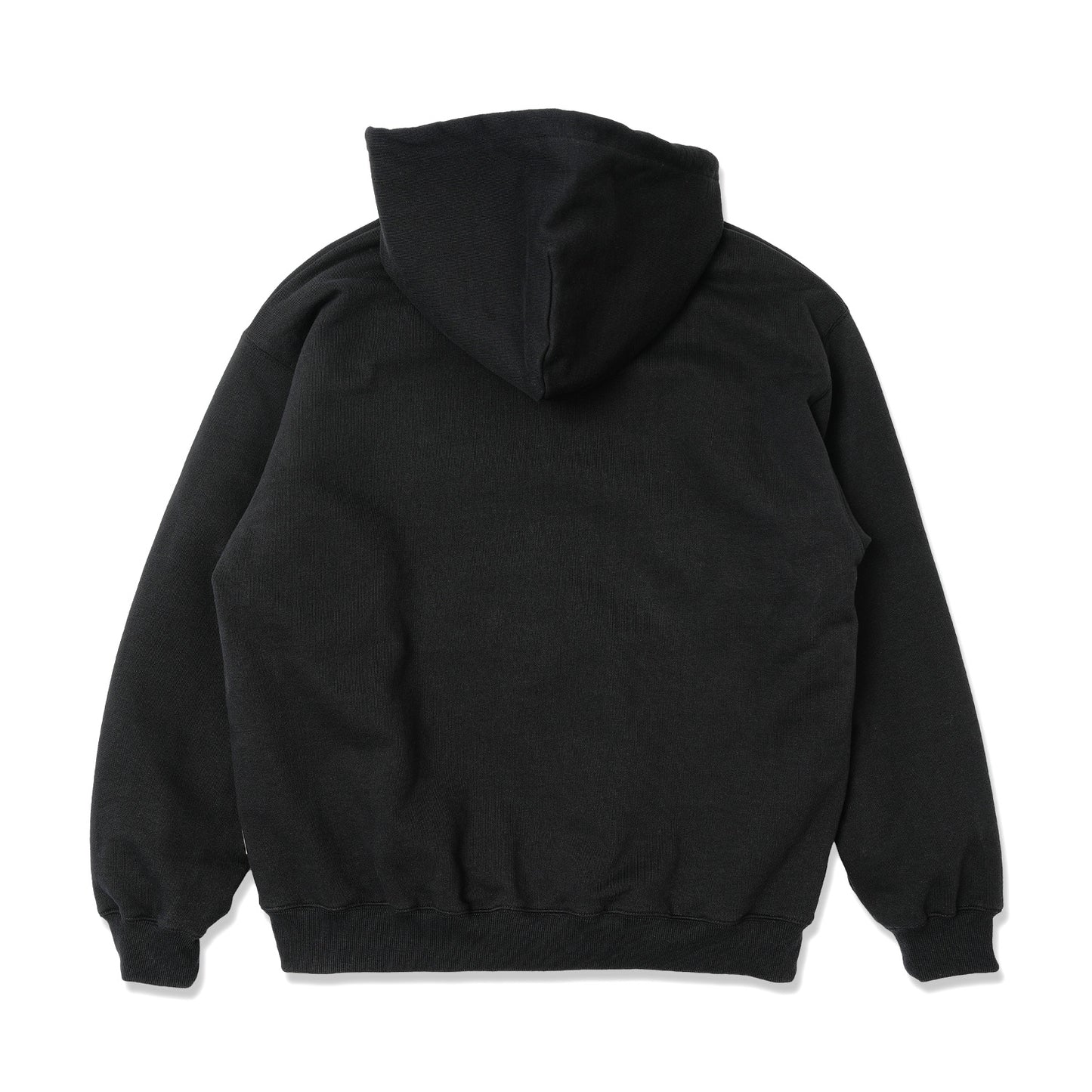 Black Basic Zip Up Hoodie