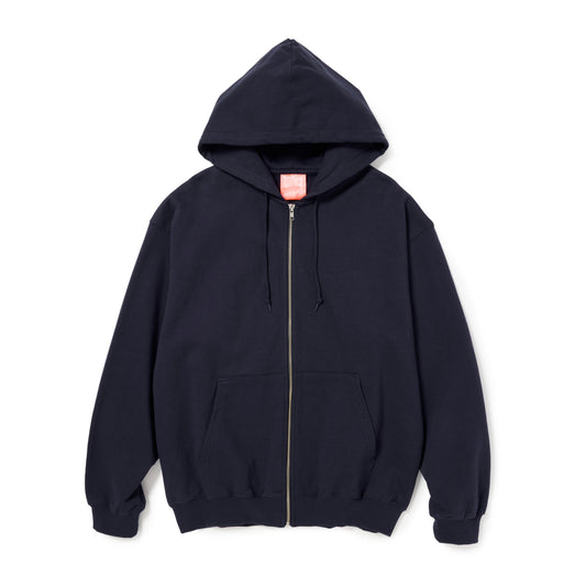 Navy Basic Zip Up Hoodie