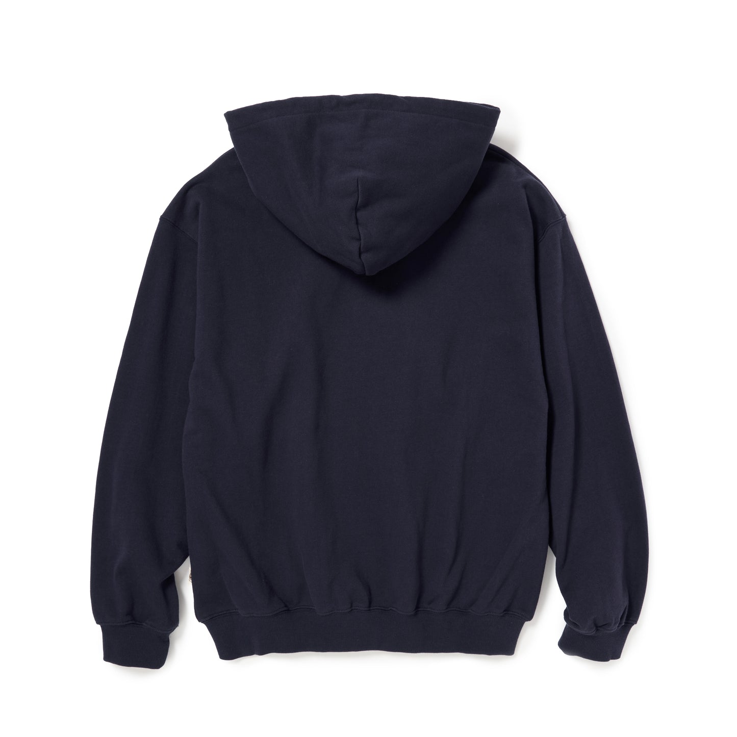 Navy Basic Zip Up Hoodie