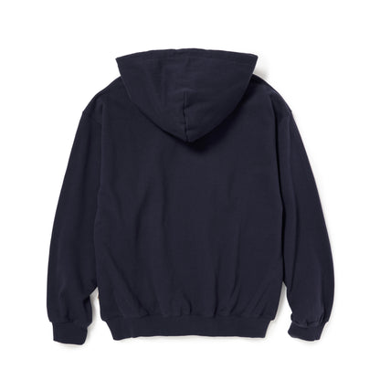 Navy Basic Zip Up Hoodie