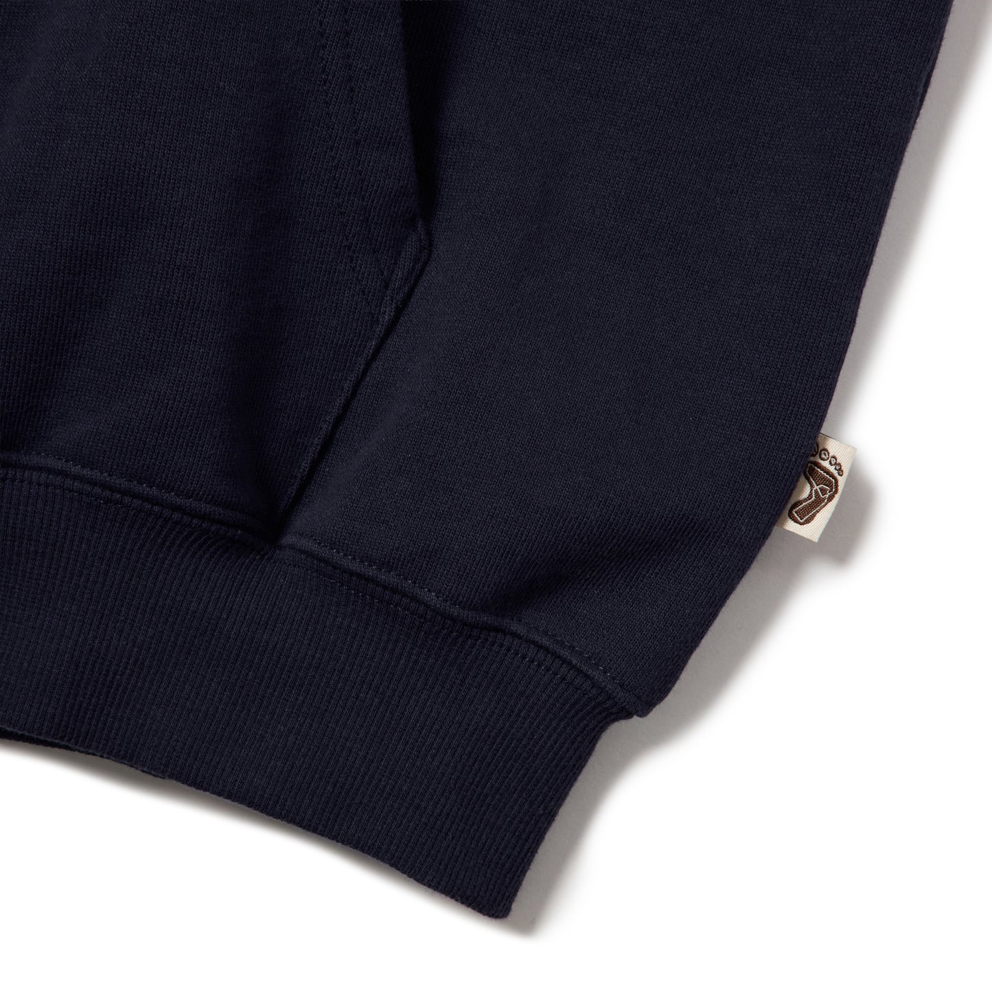 Navy Basic Zip Up Hoodie