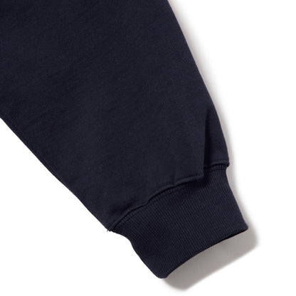 Navy Basic Zip Up Hoodie