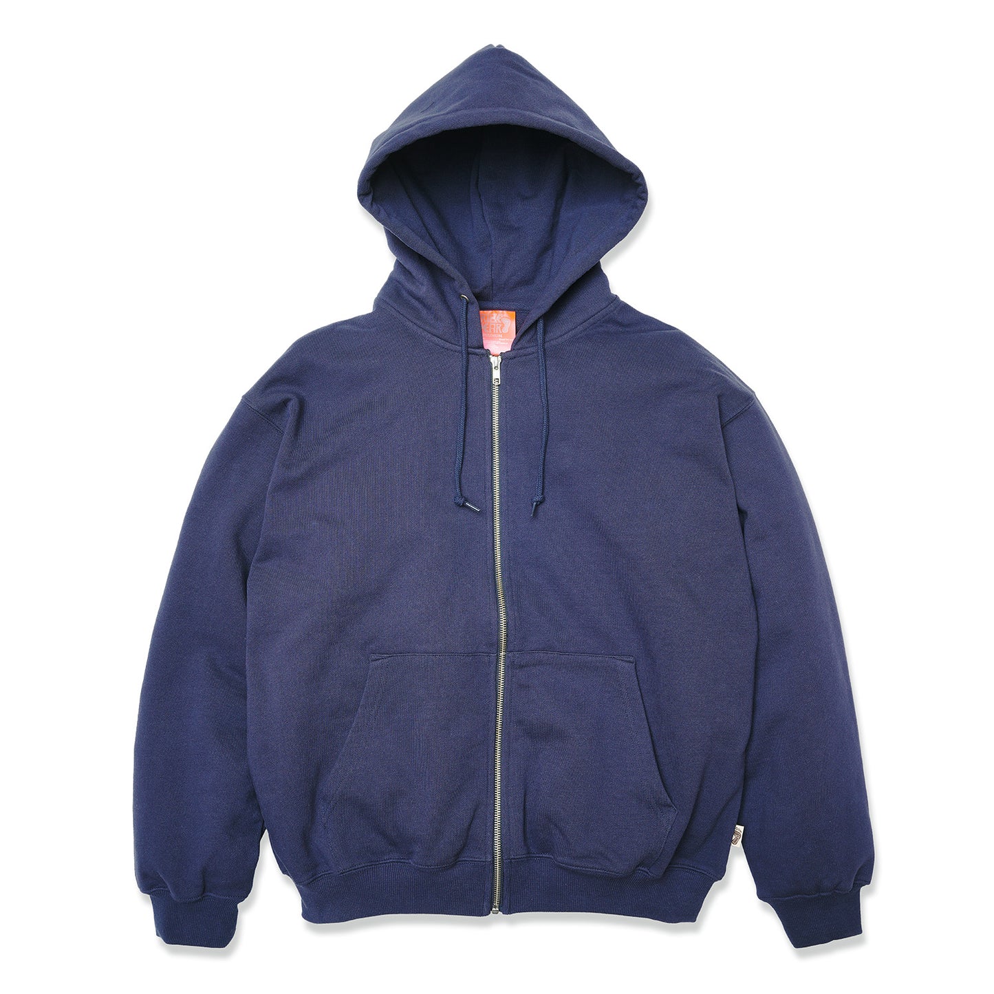 Navy Basic Zip Up Hoodie