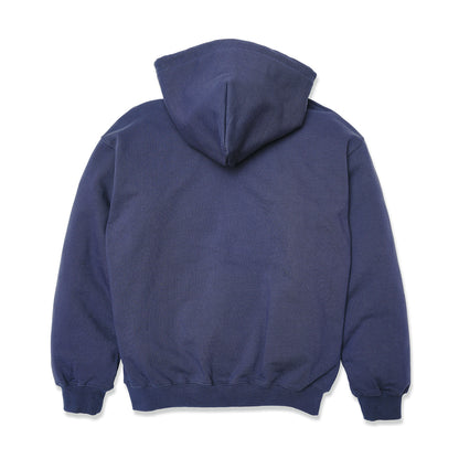 Navy Basic Zip Up Hoodie