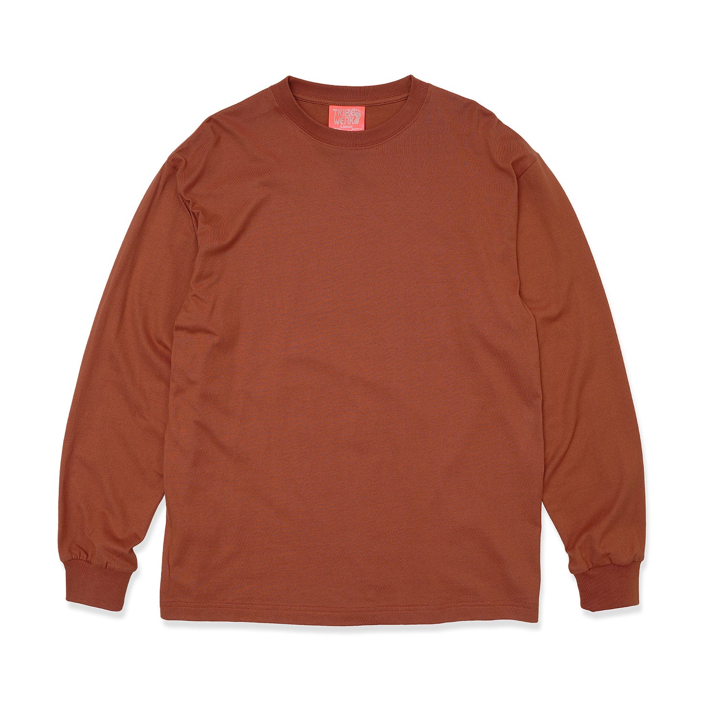 Brick Red Basic Long Sleeve Tee