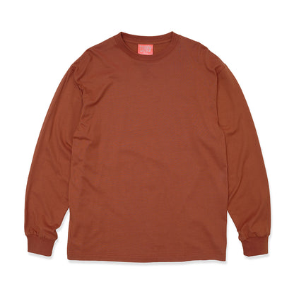 Brick Red Basic Long Sleeve Tee