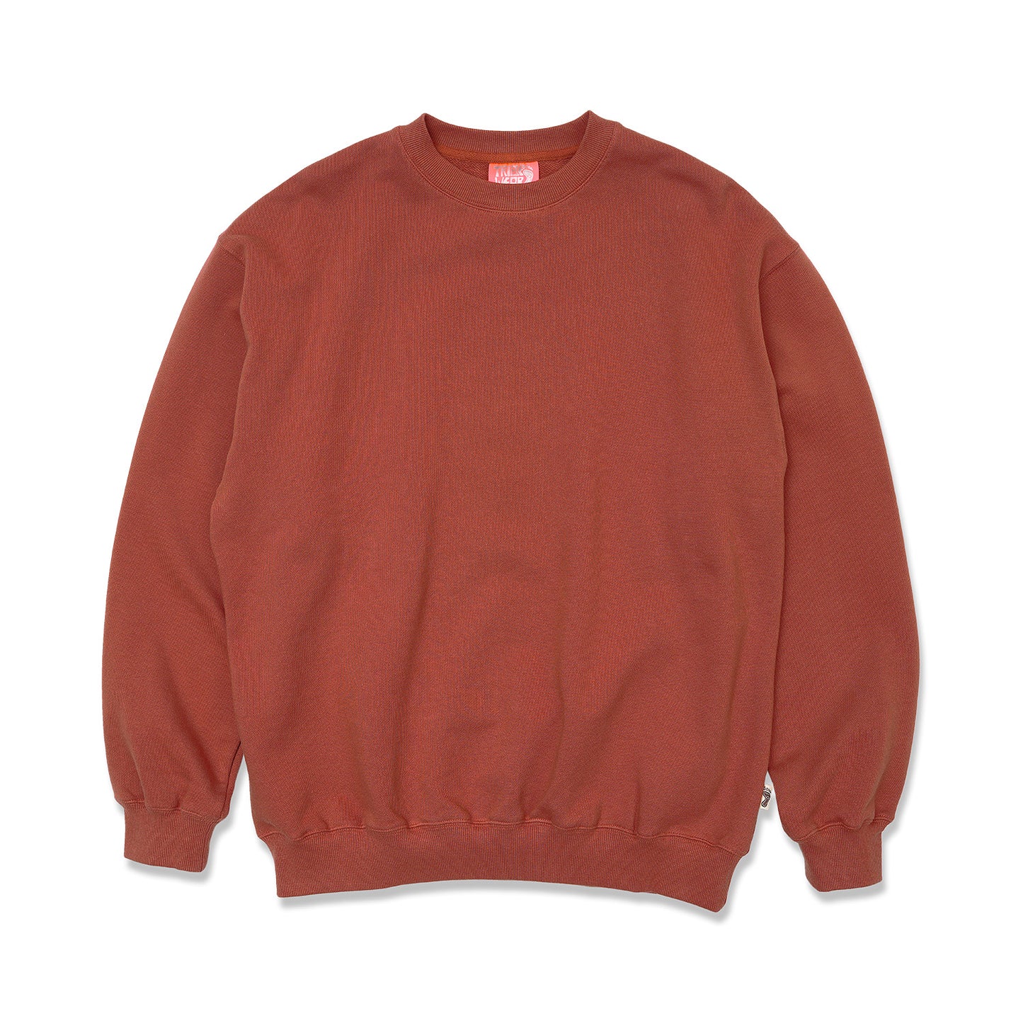 Brick Red Basic Sweat Crewneck