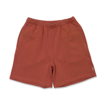 Brick Red Basic Sweat Short