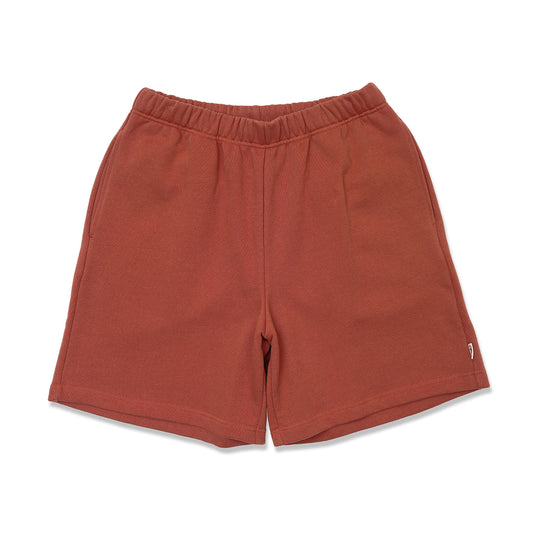 Brick Red Basic Sweat Short
