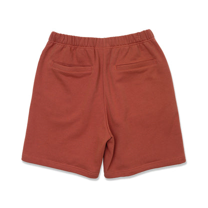 Brick Red Basic Sweat Short