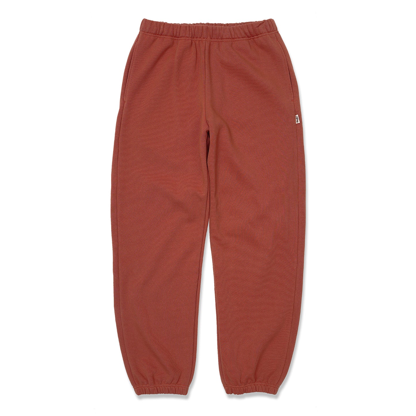 Brick Red Basic Sweat Pant