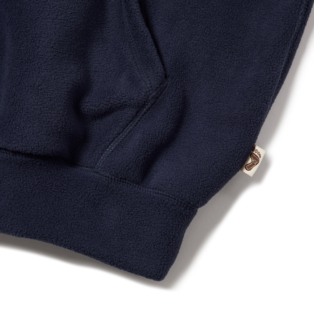 Navy Not Basic Fleece Hoodie